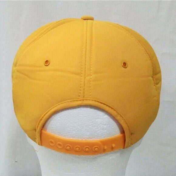 Farm Commerce Services Hat Vintage Trucker Hat w/ Yellow Embroidered Patch Cap - Picture 6 of 8